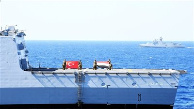 ختام فعاليات التدريب البحرى المشترك المصرى التركى 