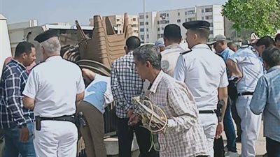 جهاز مدينة بني سويف الجديدة ينفذ حملة لإزالة تعديات واشغالات مختلفة