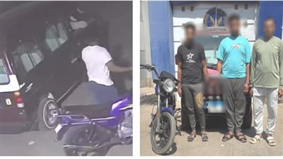 فيديو يوثق لحظة سرقة دراجة نارية بالجيزة.. والأمن يضبط الجناة