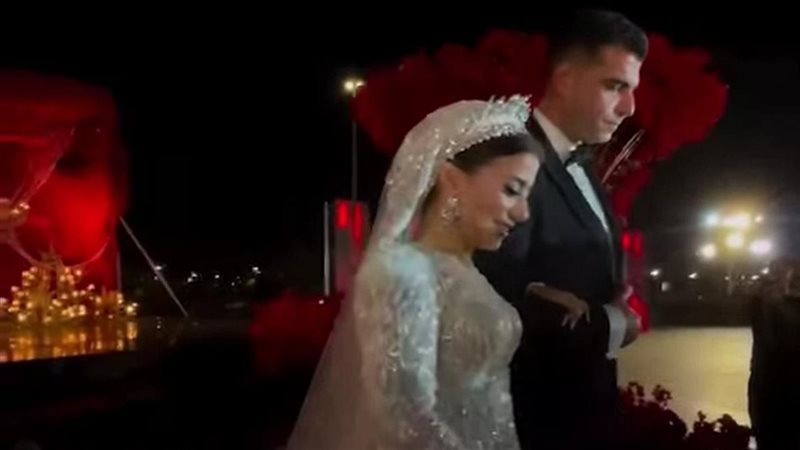 زفاف ابنته هبه قطب