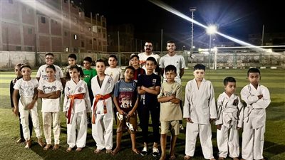 تنفيذ قافلة رياضية مكبرة في مركز شباب الجبلايات في محافظة السويس 