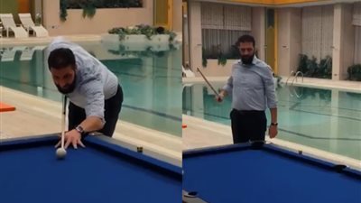 شاهد | الرئيس السوري يعلب البلياردو تحت عنوان 