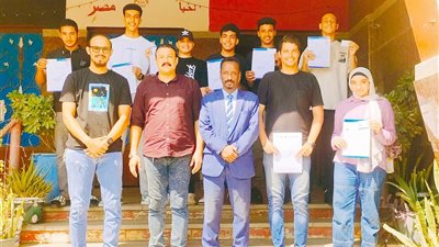 تسليم شهادات دورة الإنقاذ والإسعافات الأولية ببني سويف