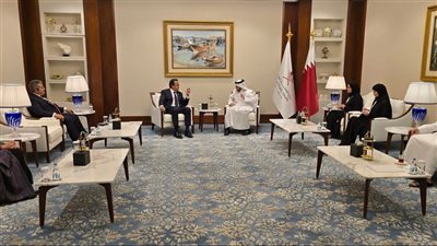 خالد عبدالغفار يبحث مع وزير الصحة القطري دعم غزة و تعزيز التعاون الصحي