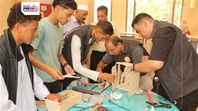 شباب المحافظات الحدودية يبدعون في ورش الريزن والأركت والجلود بمشروع 