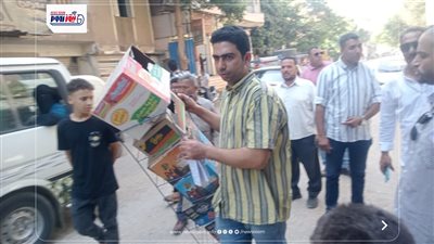  تحرير 45 محضر مخالفات إشغال طريق ورفع 300 طن مخلفات بالفيوم 