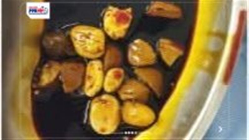 صورة من الأحجار التي