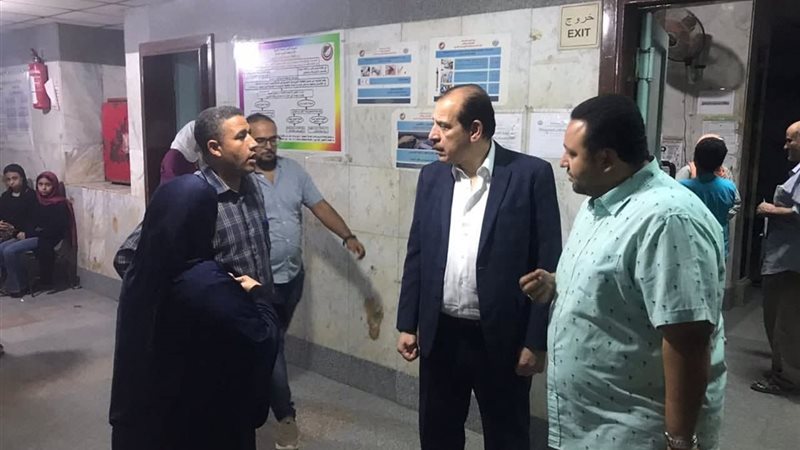 نائب الوزير فى مستشفى