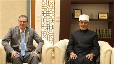 مفتي الجمهورية يستقبل رئيس الجهاز المركزي للتنظيم والإدارة 