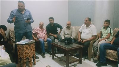 جلسة صلح تنهي خلاف معلمي التاريخ بمدرسة ميت حلفا الثانوية بمحافظة القليوبية 