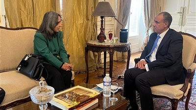 وزير الخارجية يلتقي مندوبة كوبا الدائمة لدى اليونسكو 