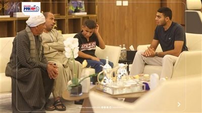 مؤسسة العرجاني تستجيب لنداء الطالب الكفيف شنودة بالمنيا وتتكفل بدعمه كاملاً