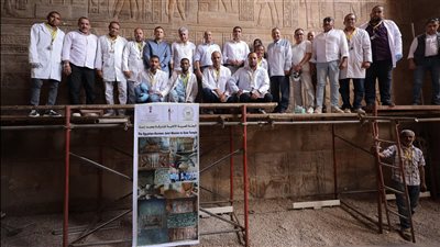 وزارة الآثار تكشف أسرار جديدة داخل معبد إسنا بعد ترميم الجدران والأعمدة