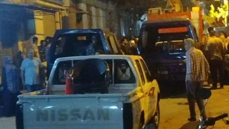انهيار عقار غيط العنب