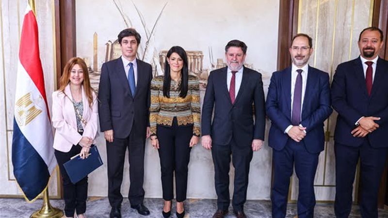 المشاط مع وفد التعاون