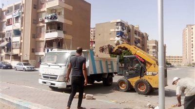 متابعة أعمال التطوير بمدينة السادات وتكثيف حملات النظافة بحي الأربعين بمحافظة 