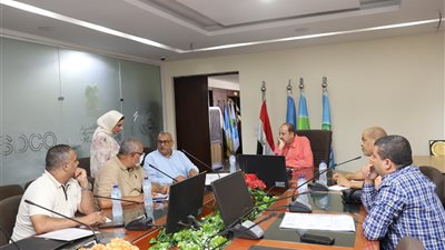 اجتماع بين شركة الصرف الصحي بالإسكندرية والجهاز التنفيذي للمشروعات