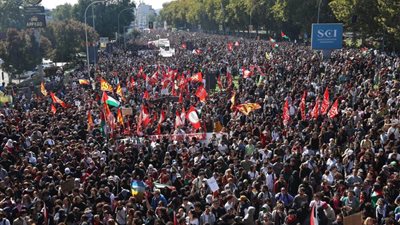 احتجاجات حاشدة في إيطاليا والبرتغال وإسبانيا ضد حرب إسرائيل على غزة