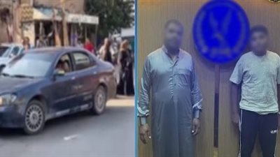 تفاصيل ضبط طفل يقود سيارة برعونة في الوراق: الأب يعترف كان بيتعلم