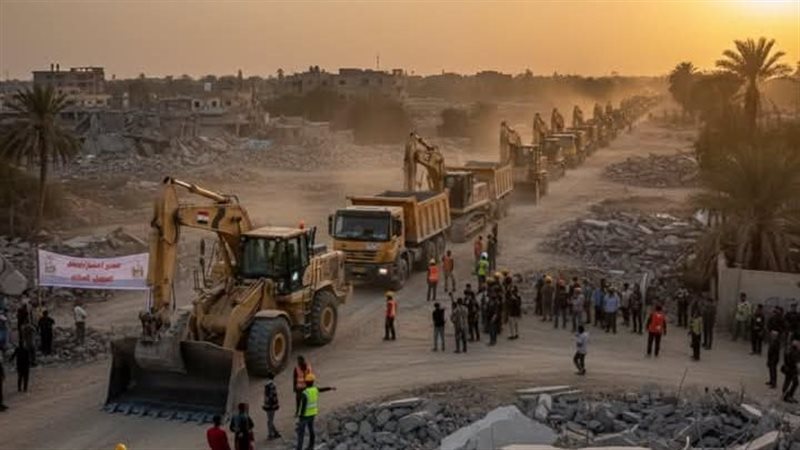 الجرافات المصرية