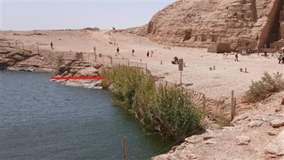 هل يهدد الفيضان معابد أبو سمبل؟.. صور خاصة تثير التساؤلات والآثار ترد