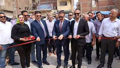 محافظ المنوفية يفتتح أعمال تطوير ورفع كفاءة نفق «كوبري السمك»