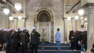 البرنامج التعريفي بالأزهر.. رحلة ميدانية لطلاب من دولة إندونيسيا للجامع الأزهر
