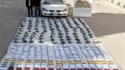 بـ180 مليون جنيه.. ضبط أكثر من 2.5 طن مخدرات داخل مخازن سرية بالسويس