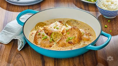 بخطوات سهلة وبسيطة.. طريقة تحضير دجاج بالكريمة والليمون