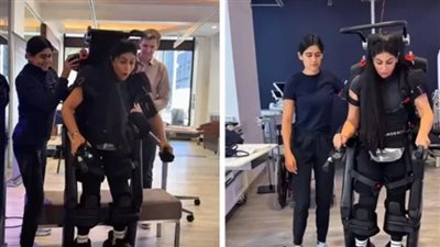 اللبنانية الأمريكية جيسيكا طويل تمشي لأول مرة بعد 10 سنوات من الشلل