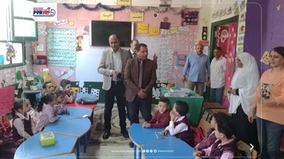جولة ميدانية لمدير عام التعليم الابتدائي بمدارس إطسا وأبشواي في الفيوم