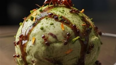 هل تقدر تتذوقه؟ آيس كريم النمل مفاجأة مهرجان أبوظبي