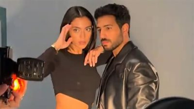 محمود ياسين جونيور وستيفاني عطالله يثيران الجدل بجلسة تصوير جريئة 