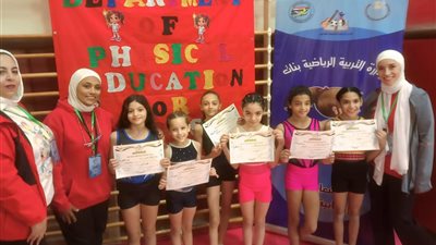 إنجاز جديد.. طالبة بالسويس تحقق المركز الأول جمهورية في الجمباز الفني