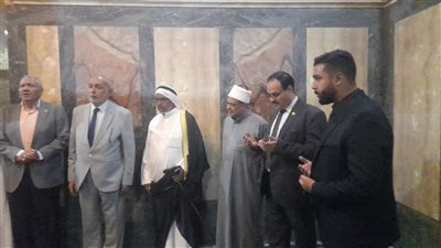 بمسجد الإمام الرفاعي.. شيخ «الرفاعية» يستقبل شيخ الطريقة الجريرية الأحمدية 