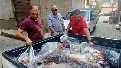 تفاصيل ضبط 410 كجم كبدة وسجق فاسدة تهدد حياة المواطنين بدمياط