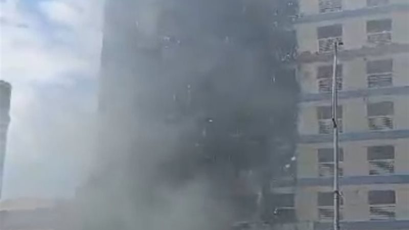 حريق مستشفى راقوده