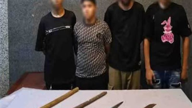 المتهمون عقب القبض