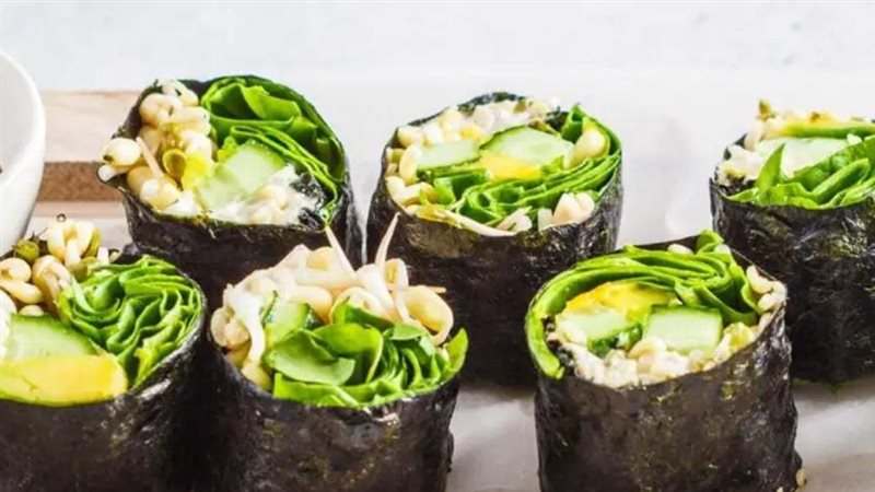 السوشي نباتي شهي