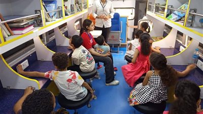 مكتبة مصر العامة بالشرقية تقدم أنشطة الكشافة والرسم واللغات للأطفال