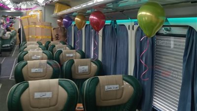 السكة الحديد تخصص عربة TOP VIP على قطار النوم 86 لرحلة أطفال مستشفى 57357| صور