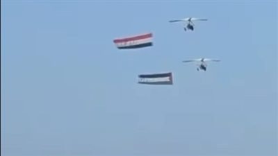 في مشهد مهيب.. سماء شرم الشيخ تشهد احتفالات فلسطين