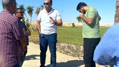 جولة تفقدية لرئيس جهاز مدينة العلمين الجديدة لمتابعة المشروعات الجارية 