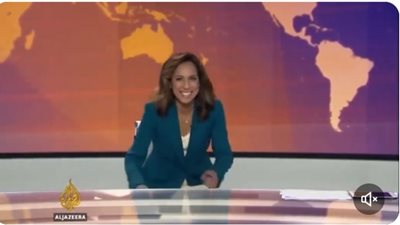 لحظة مرعبة على الهواء.. فأر يقفز على مذيعة أثناء بث تلفزيوني بلندن