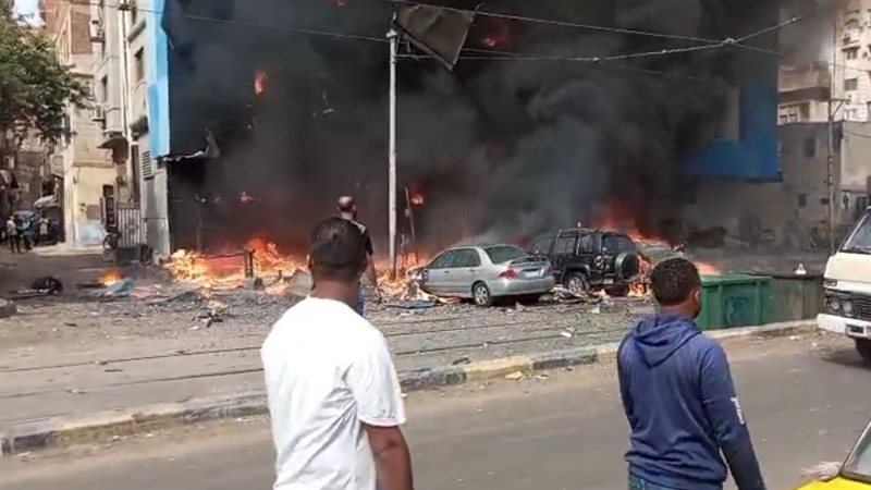 حريق مستشفى راقوده