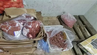 ضبط 158 كيلوغرامًا من اللحوم والدواجن والأسماك غير الصالحة بالغربية