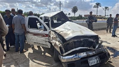 إصابة مدير مكتب محافظ الإسماعيلية ووفاة سائقه في انقلاب سيارة 
