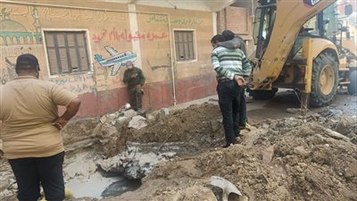 رئيس مياه القناة : اصلاح كسور الشبكات المفاجئة واعادة تشغيل الخدمات للمواطنين