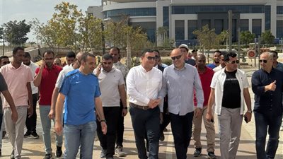 وزراء الشباب والإسكان والعمل يتفقدون نادي النادي بالعاصمة الإدارية قبل افتتاحه