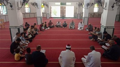 مقارئ الجمهور تشهد إقبالًا كبيرًا من رواد المساجد بشمال سيناء